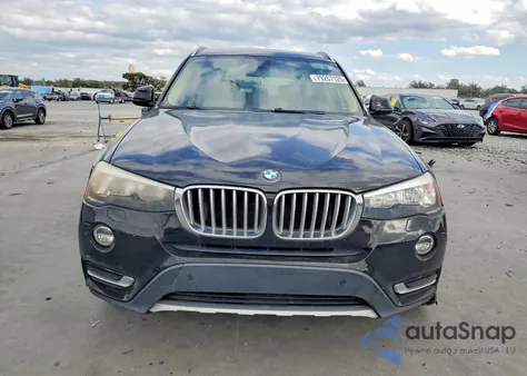 2017 BMW X3 Sdrive28I z USA, uszkodzony, nr VIN 5UXWZ7C30H0X39197